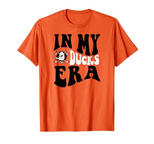 Anaheim Ducks Era Orange NHL Officially Licensed T-Shirt