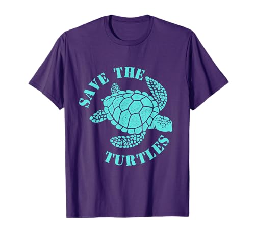 Save The Turtles - Ocean Animal Reptile Lover Sea Animal T-Shirt