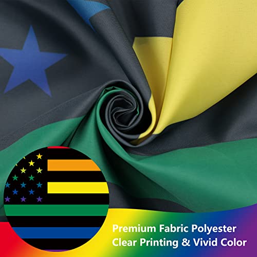 Arosche Pride Flags 3X5 Ft Double Sided Printed Pride Decorations Hanging Outdoor Lgbtq Gay Pride Love Rainbow Flag Party Supplies With Brass Grommets For Indoor Outdoor Garden,Lawn,Yard, Parade Decor #TOP3