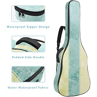 Housse pour guitare acoustique Hello Summer Tropical Ananas Fruit 1 cm d’épaisseur Rembourrage imperméable Housse de… - Les Beatles, Paul McCartney, John Lennon, RIngo Starr, George Harrison Housse pour guitare acoustique Hello Summer Tropical Ananas Fruit 1 cm d'épaisseur Rembourrage imperméable Housse de… – Image 4