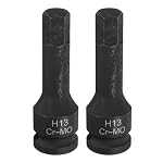 QUARKZMAN – QUARKZMAN 2 Stück 1/2" Kraft Schlagnuss Innensechskant H13 7