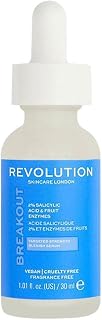 Revolution Skincare 2% Salicylic Acid Serum, Contains Fruit Enzymes, Targets Blemishes & Minimises Pores, Vegan & Cruelty-Free, 30ml