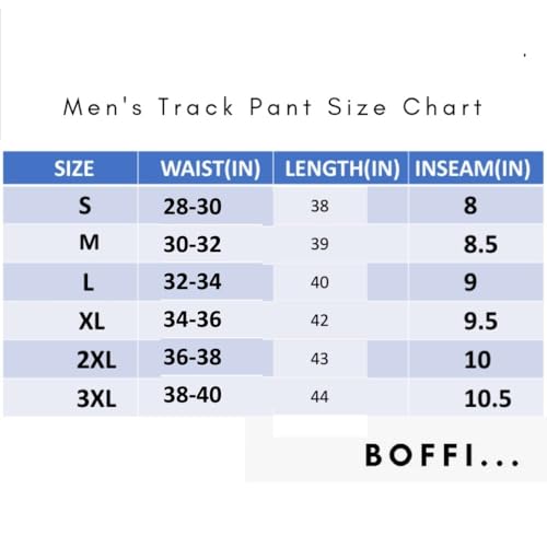 Image of boffi... 100% Cotton Men's Track Pants Sporty Pack of 2