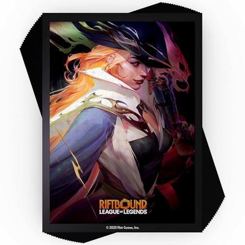 Protège-cartes Miss Fortune League of Legends premium pour Riftbound TCG standard