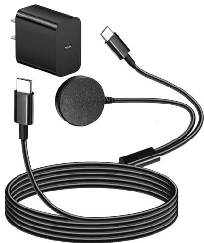 for Samsung Galaxy Watch Charger Fast Charging 2 in1 Watch 7/6/5/4 Charger,USB C Wireless Dock Compatible with Samsung Galaxy S24 Ultra/S23/S22/Flip 5/Z Fold 6/Fold 5
