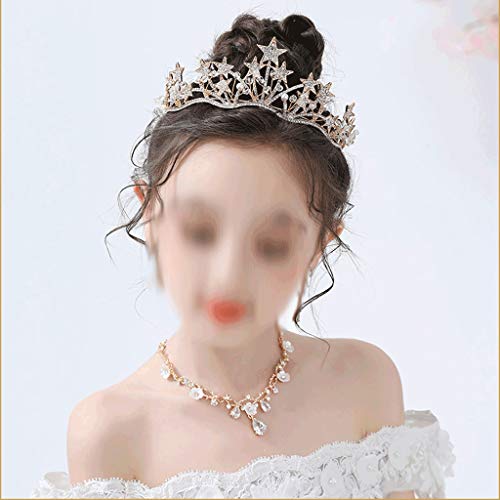 Tiaras de cristal infantiles diademas de boda y accesorios de pelo