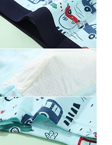 Kiench Little Boys' Boxer Briefs Cotton Kids Underwear 5-Pack4
