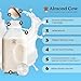 Almond Cow - Glass Pitcher with Lid and Spout, Glass Bottle Milk Container for Refrigerator, Clear Milk Jar Bottles, Food-Grade Liquid Container - 60 fl oz Capacity, 5 x 4 x 10 Inches