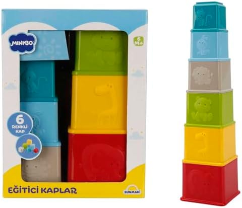 SUNMAN Eğitici Renkli Kaplar