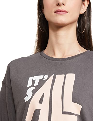 Image of Levi's Women Cotton Blend Crew Neck Sweatshirt