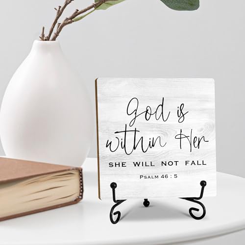 God-Is-Within-Her-She-Well-Not-Fall-Wooden-Sign-Man-Of-Faith-Desk-Decor-Sign-With-Stand-Home-Office-Decor-Funny-Gifts-Office-Christian-Table-Desk-Decor-Accessories-Supplies-5X5-Inches-A35 God Is Within Her She Well Not Fall Wooden Sign Man Of Faith Desk Decor Sign With Stand Home Office Decor Funny Gifts Office Christian Table Desk Decor Accessories Supplies 5X5 Inches A35