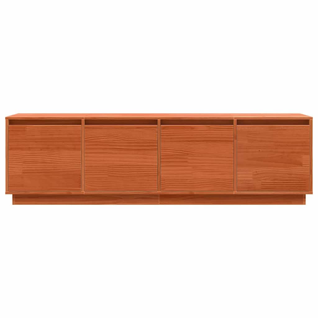vidaXL Mobile TV Marrone 156 x 37 x 45 cm Legno Multistrato, Armadio Rettangolare Moderno per Soggiorno, Console Media Durevole, Tavolo per TV con ripiano Aperto
