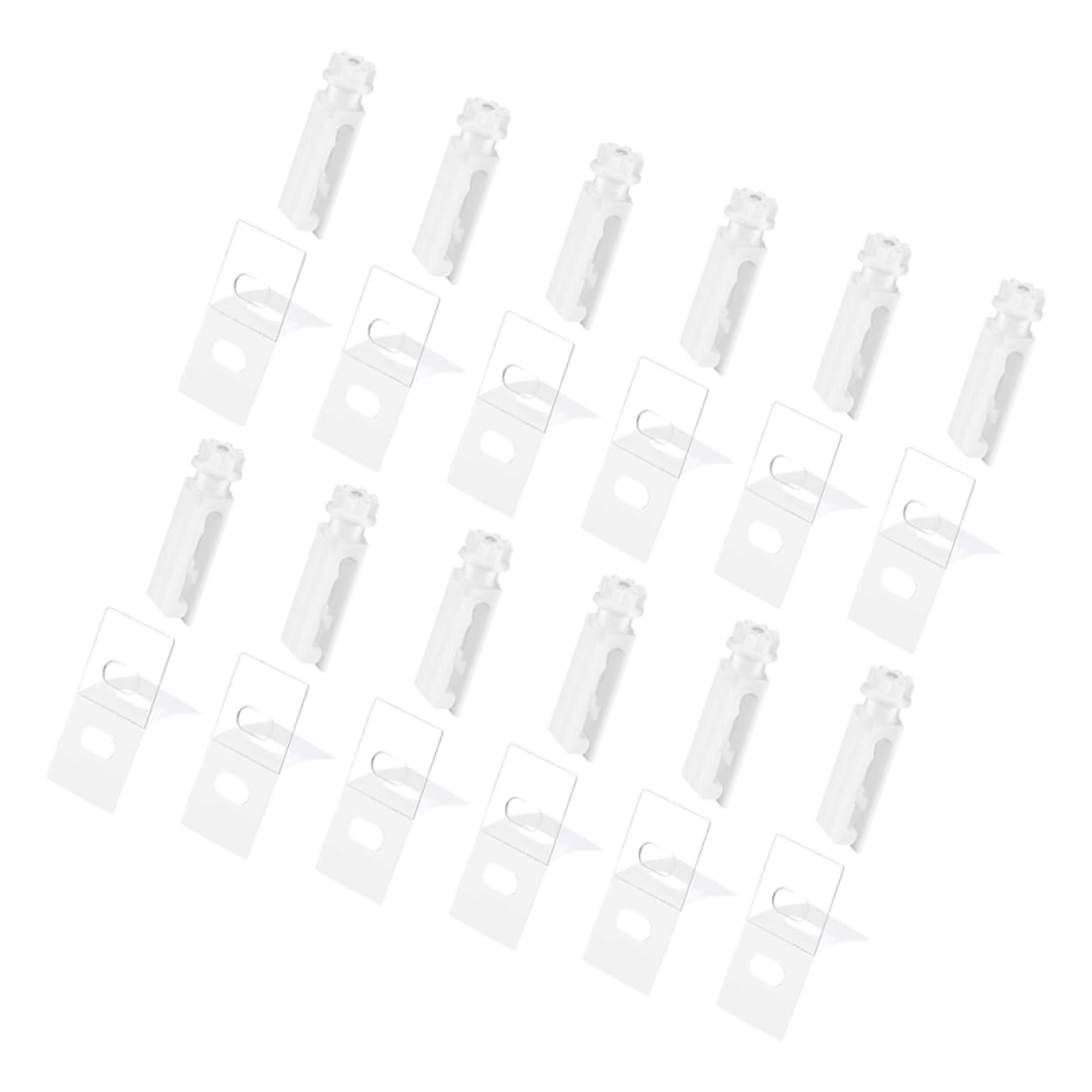MAGICLULU 60sets Vertical Blind Repair Tabs Stems Replacement Parts for Vertical Blinds Easy DIY for Various Styles for Home Use