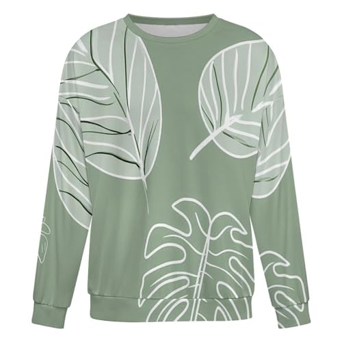 Bohemian Prints Fall Casual Loose Long Sleeve Crewneck Pullover Sweatshirt for Men And Women4