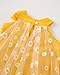 Little Girls Dresses Kids Ruffle Tulle Floral Yellow Party Birthday Dress Beach Sundress Fashion School Outfits Summer Dresses for Girls Size 5 6
