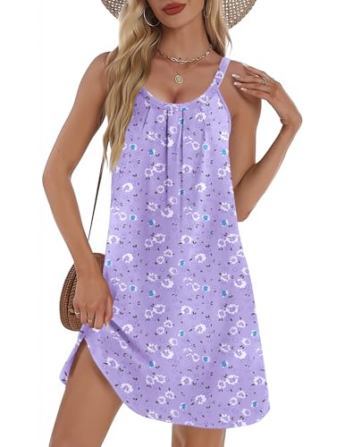 Ekouaer Cotton Night Gowns for Adult Women Night Gowns for Sleeping