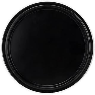 HEMOTON Pizza Pan Okrągły Deska Do Pizzy Ze Stali Węglowej Do Pieczenia Pizzy Pan Non- Stick Ciasto Do Pizzy Owoce I Warzywa Taca Narzędzie Stojak Strona Główna Kuchnia Piekarnik