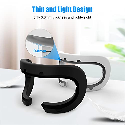 Kath Capa interfacial de silicone VR para HP Reverb G2, 2 protetores para os olhos, capa de almofada
