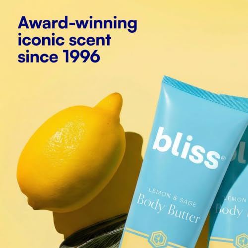 Image of Bliss Lemon and Sage Body Butter Moisturizer Cream - 6.7 Fl Oz - Non-Greasy