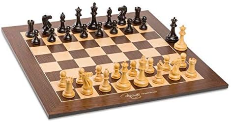 DGT Professional Judit Polgar Deluxe Tournament Chess Set - Signed Board, Pieces, Box - 1 Player, Ages 12+