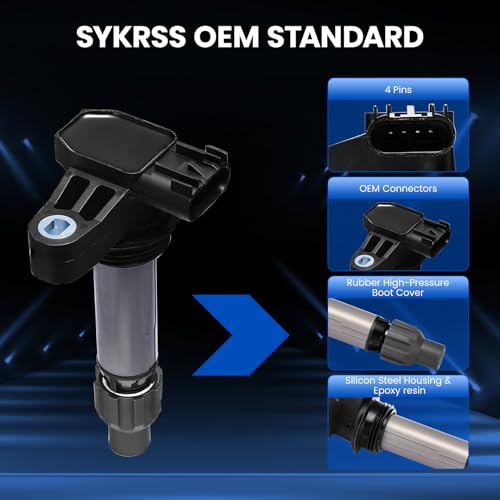 Image of UF569 Ignition Coil Pack - Misfire Fix for Cadillac ATS CTS SRX STS XTS, for Chevy Camaro Caprice Equinox Traverse - Replaces C1555 GN10494 (6PCS)