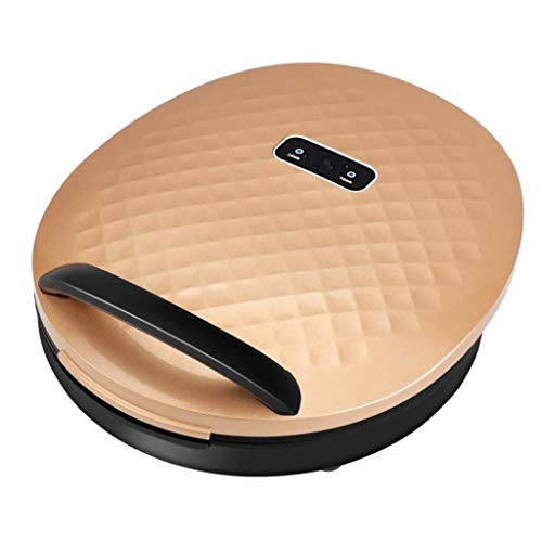 OQHAIR Sartén eléctrica para Hornear, Plancha para el hogar, máquina para Pasteles, Pizza, máquina para panqueques, calefacción de Doble Cara, Nueva sartén para panqueques (Color : A) (B)