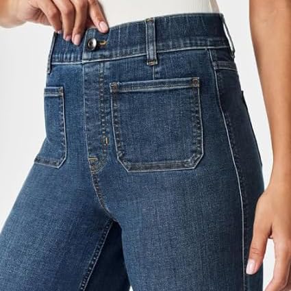 Chiccurva Jeans, Curvachic Wide Leg Pant, Tummy Control Cropped Wide-Leg Jeans3