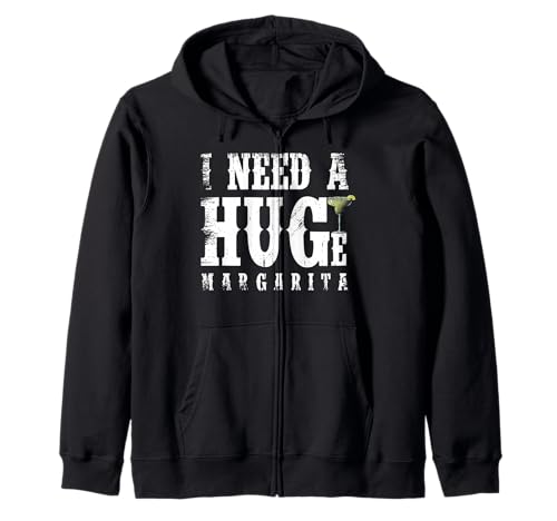 Mujeres I Need A Huge Margarita Vintage Vine Cocktail Lovers Sudadera con Capucha