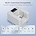 Automatic Card Dealer Machine – 360° Rotating, Fast & Accurate Card Dispenser for Texas Holdem & Blackjack, 1-8 Players, 2 Decks Capacity, Stable & Smooth Operation for Home Games (Cool White)
