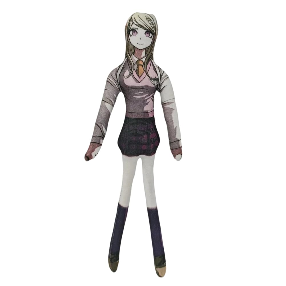 Zhongkaihua Kaede Akamatsu Plush Figure Soft Stuffed with Twistable Human-Shaped Funny Ornaments Anime Pillow Throw Decorations 28CM