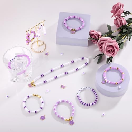 Purple Clay Beads - Image 3