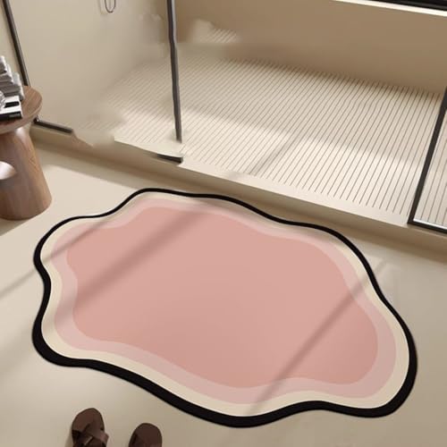 バスマット 速乾 吸水 低反発 足ふきマット お風呂マット やわらか ソフト 足拭き 快適 お風呂 かわいい 消臭 防カビ 抗菌 キッチン 洗面台 洗える 浴室 収納簡単 おしゃれ 丸洗い