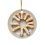 Cannolis Italian Cream Filled Pastries Cannoli Italy Dessert Lovers Double Sided Christmas Ornament...