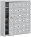 Salsbury Industries 19165-30ASK Cell Phone-Access Panel-6 Unit Surface Mounted-Keyed Locks with 5-Inch Diameter Compartments, Aluminum