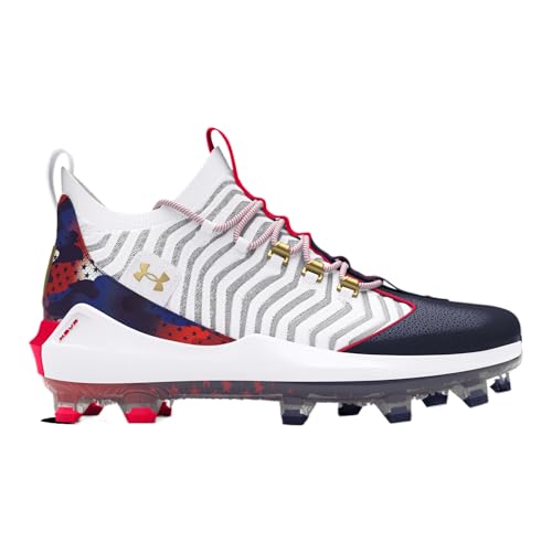 Under Armour Harper 9 Pro TPU USA - Men's (White/Midnight Navy/Metallic Gold)