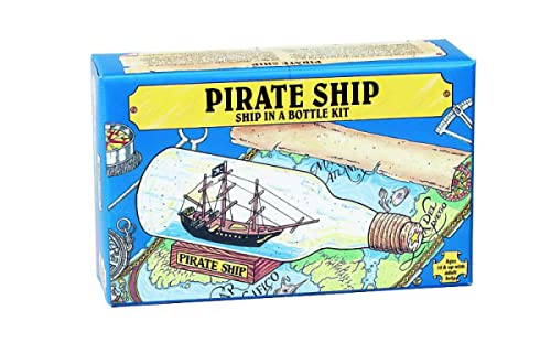 Pirate Ship in a Bottle Kit - Includes All Parts to Create a Mini Ship in a Bottle - VERY Challenging Are You up for It?