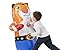 Taylor Toy Punching Bag for Kids-Inflatable Toys Bop It Bags for Kid & Toddler 3-8 Years Old - Free Standing Water or Sand Weighted Bounce Back Bopper - Punch Weeble & Wobble Boppers Toy Game - Tiger