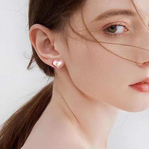 Queen Mother Saturn vintage design earrings, S925 Hypoallergenic Earring for Women, Valentine's Day gift, Birthday Gift, Sweet gift for Women4