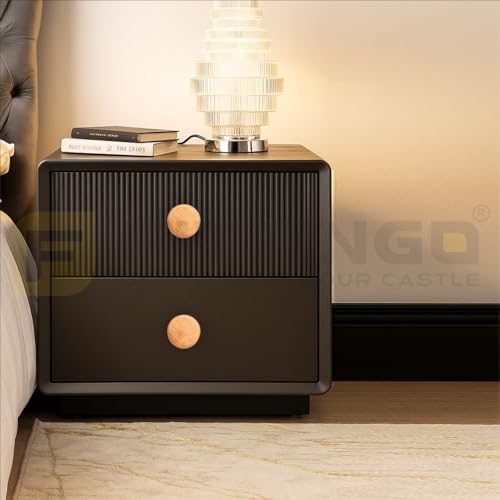 Image of 3 Piece Steam Beech Wood Drawer Knob 2 Inch| Premium Wooden Cabinet Door Handle | Round Furniture Knobs for Drawers, Wardrobes & Cupboards | Natural Finish Pull Handle for Home & Kitchen