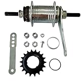 DONSP1986 Bicycle Coaster Brake Hub/Bike Brake Rear Hub 36 Hole Stainless Steel