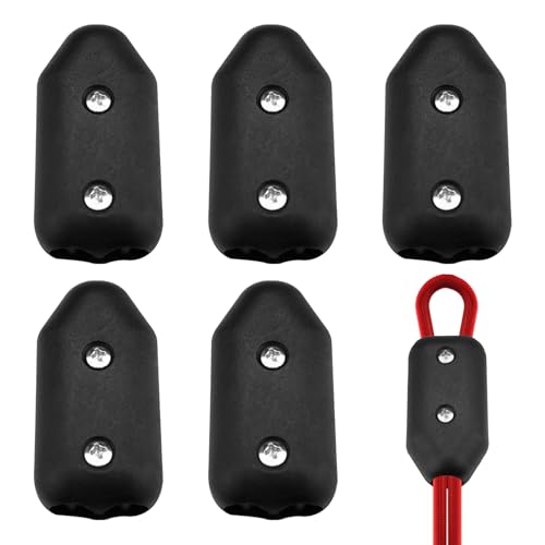 Colliers de serrage de 10 mm pour cordon en nylon et cordelette de laisses réutilisables