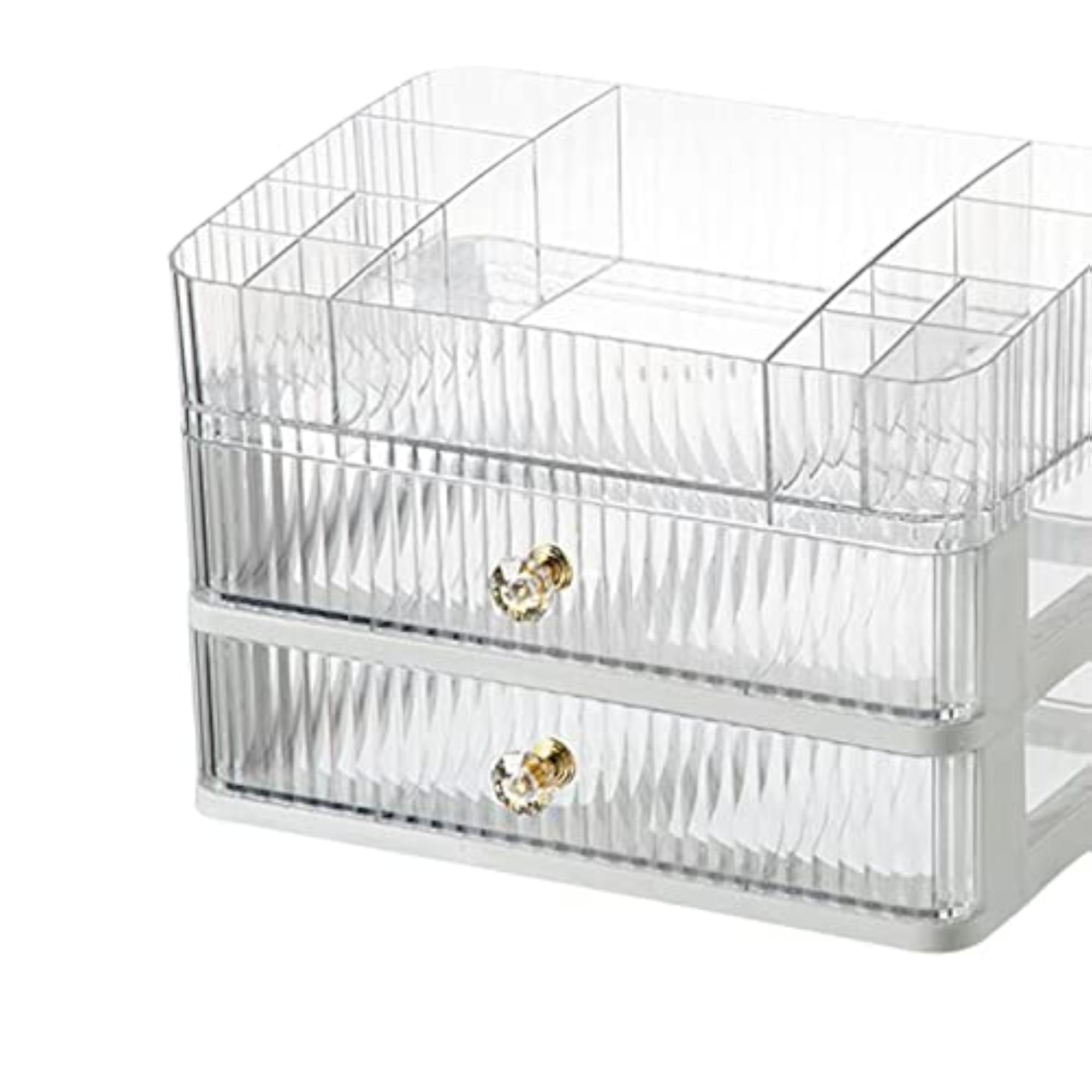 Clear 3-Tier Lipstick Organizer, Desktop Cosmetic Display
