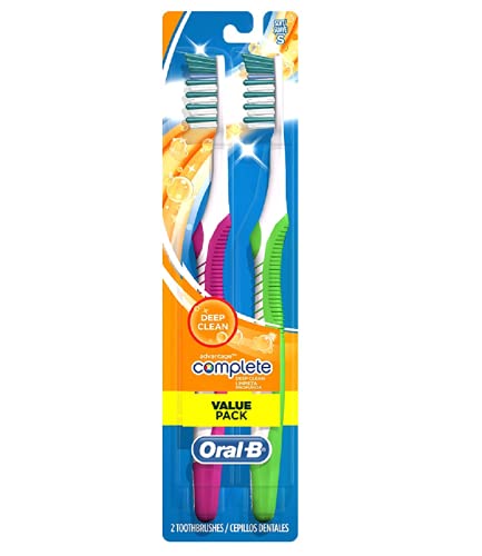 Oral-B Complete Deep Clean Toothbrushes Soft 2 Count