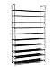 Halter Entryway Standing Shoe Rack, Black, 10 Tier