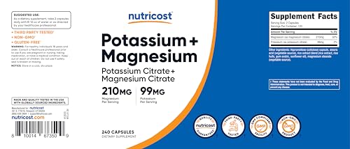 Nutricost Potassium Magnesium Citrates