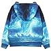 Selerdon Kid's Hoodie Sweatshirt Blue Sea Tornado Long-Sleeve Pullover Children's Fashion Casual Outfits Fall Winter Warm Clothes with Pocket
