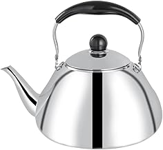 Chaleira de Fogão Chaleira de Apito Bule de Fogão Apito De Aço Inoxidável Chaleira Com Filtro Fogão De Cozinha Bule Chaleira Fogão De Indução Fogão A Gás Chaleira de Chá para Fogões (Color : A, Size