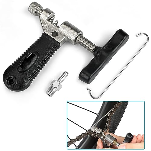 A AKRAF Bicycle Chain Repair Tool Kit with Bike Link Plier, Chain Breaker Splitter Tool, Chain Wear Indicator Checker, 3 Pairs Bicycle Missing Links, Chain Master Link Remover and Connector by A AKRAF - Image 4