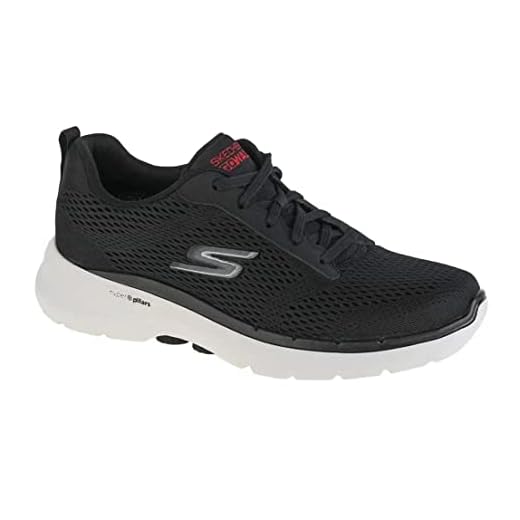 Skechers Go Walk 6, Tênis Masculino, Preto (Black), 43
