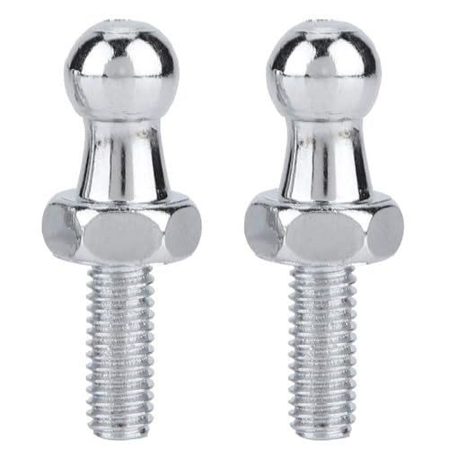 Kugelbolzen, 2 Stück Kugelbolzen Auto Edelstahl Kugelbolzenschraube M6 für Gasdruckfedern Kugelkopfhaube für Universal-Gasfederstütze
